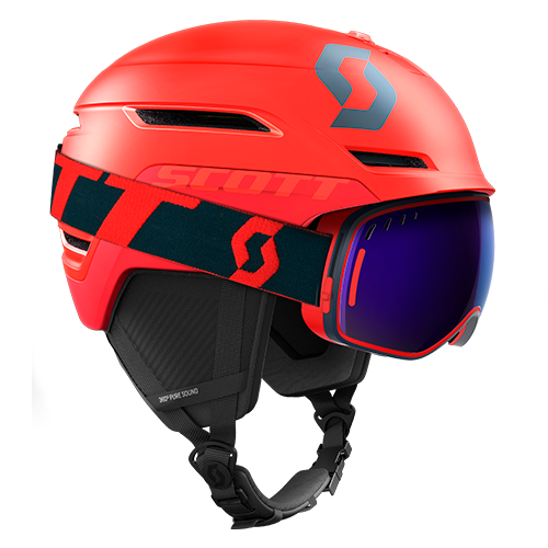 Scott Symbol 2 Plus MIPS Ski & Snowboard Helmet Blue Sapphire/Orange 2020 